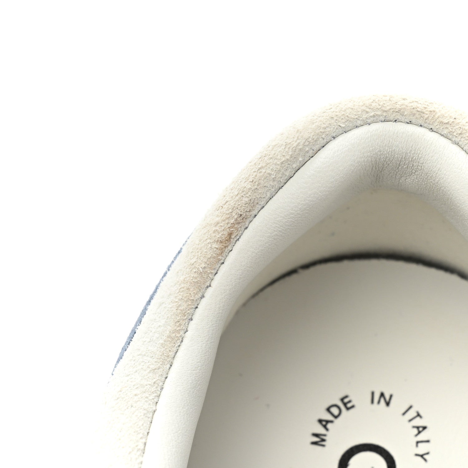 Chanel Suede Kidskin Womens CC Sneakers 35 White Blue 10 of 11