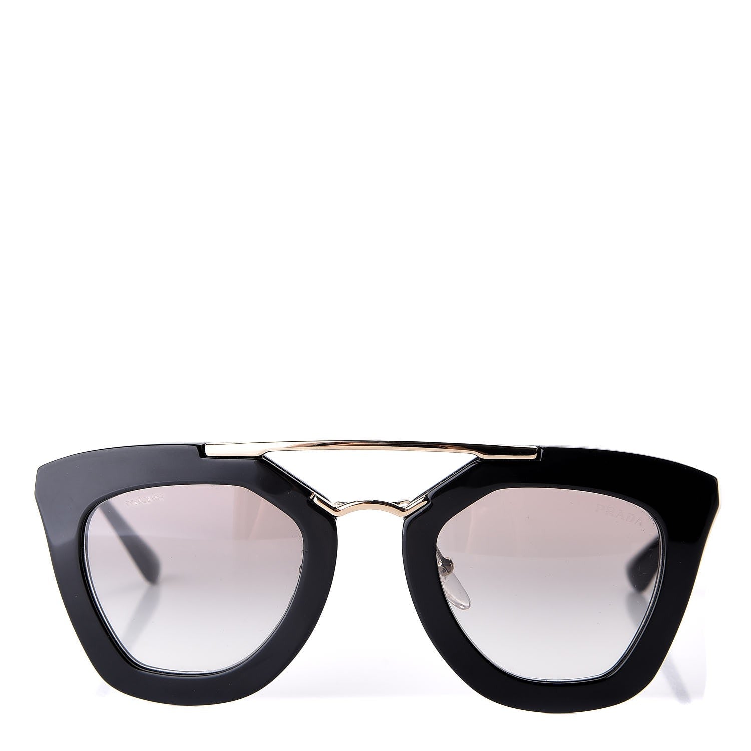 Prada Acetate Cinema Sunglasses SPR 09Q Black 2 of 7