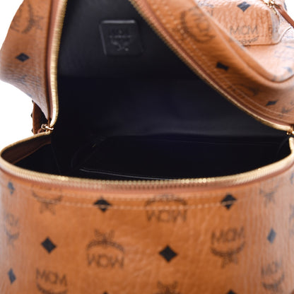 MCM Visetos Medium Side Studs Stark Backpack Cognac 5 of 11