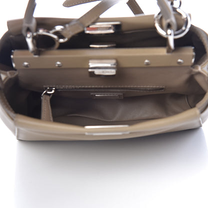 Fendi Nappa Mini Peekaboo Iconic Satchel Tortora 5 of 10