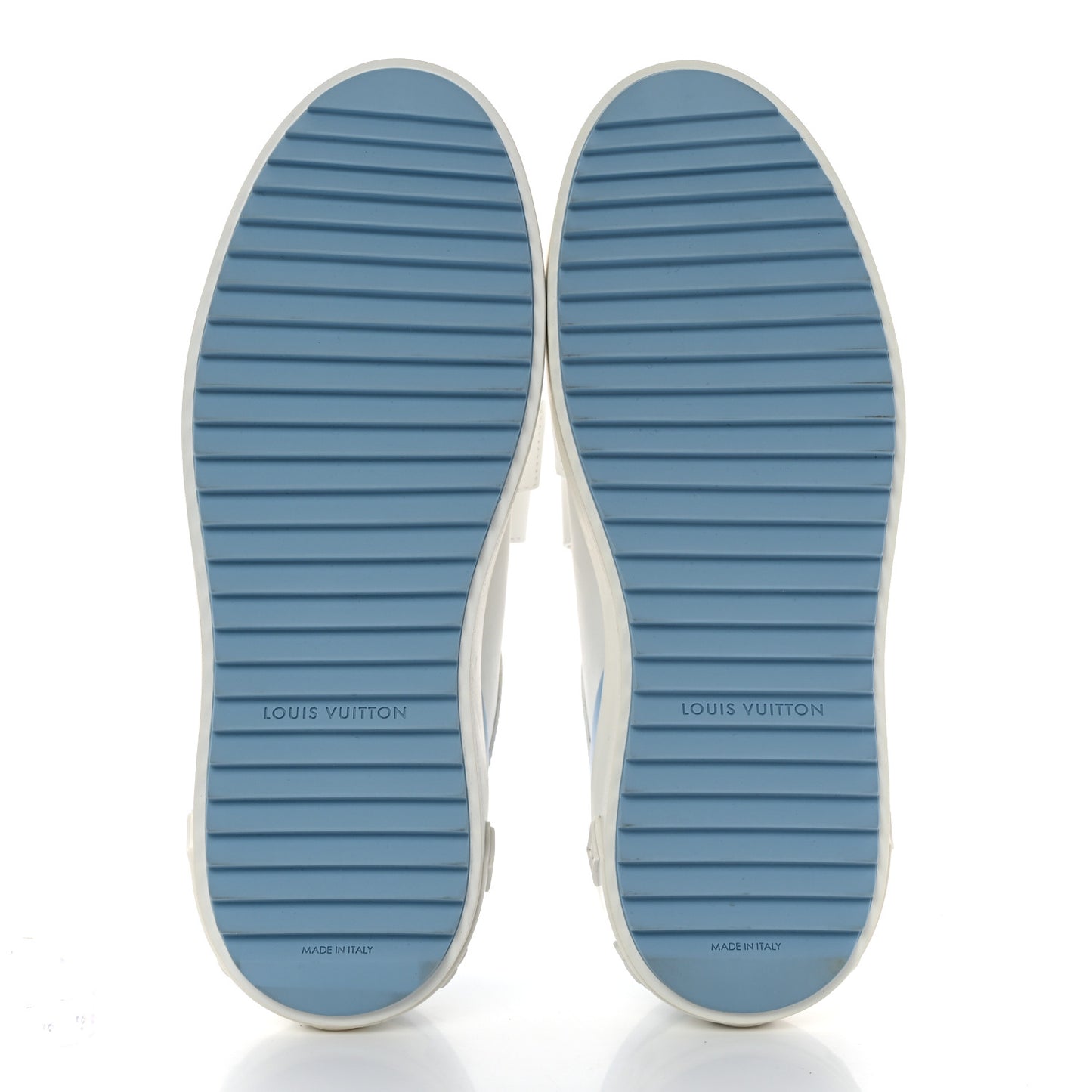Calfskin Time Out Bow Sneakers 37.5 Blue