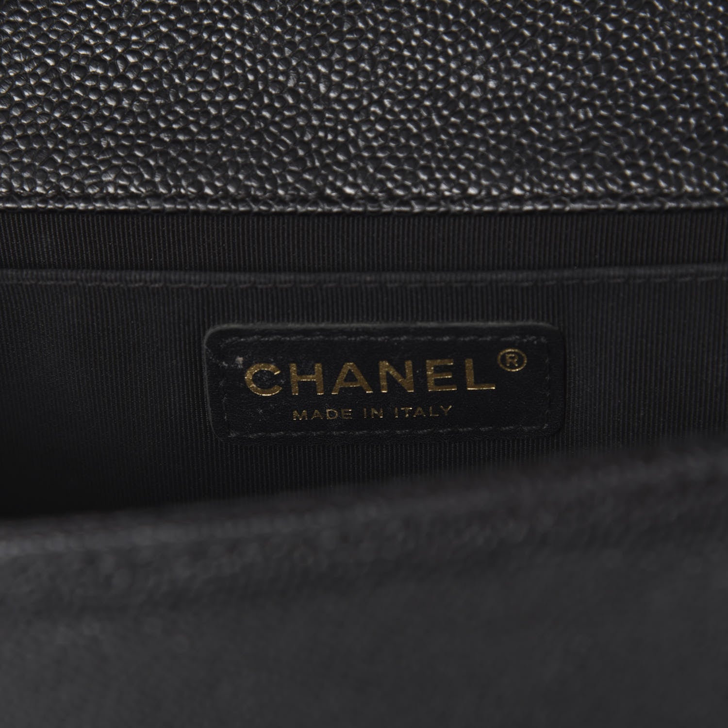 Chanel Caviar Quilted Medium Boy Flap Black 8 of 10