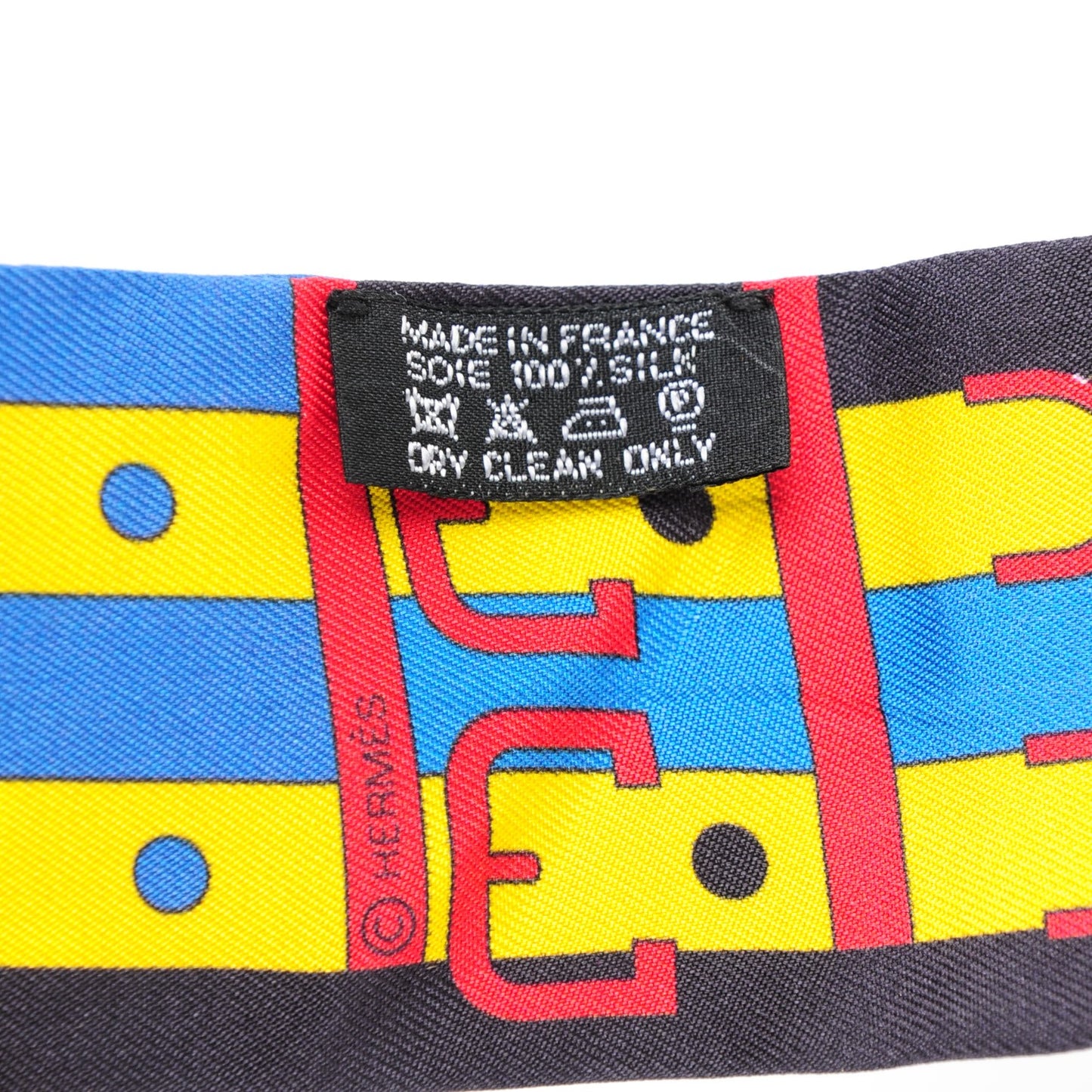 Silk Rocabar Twilly Bleu Noir Jaune