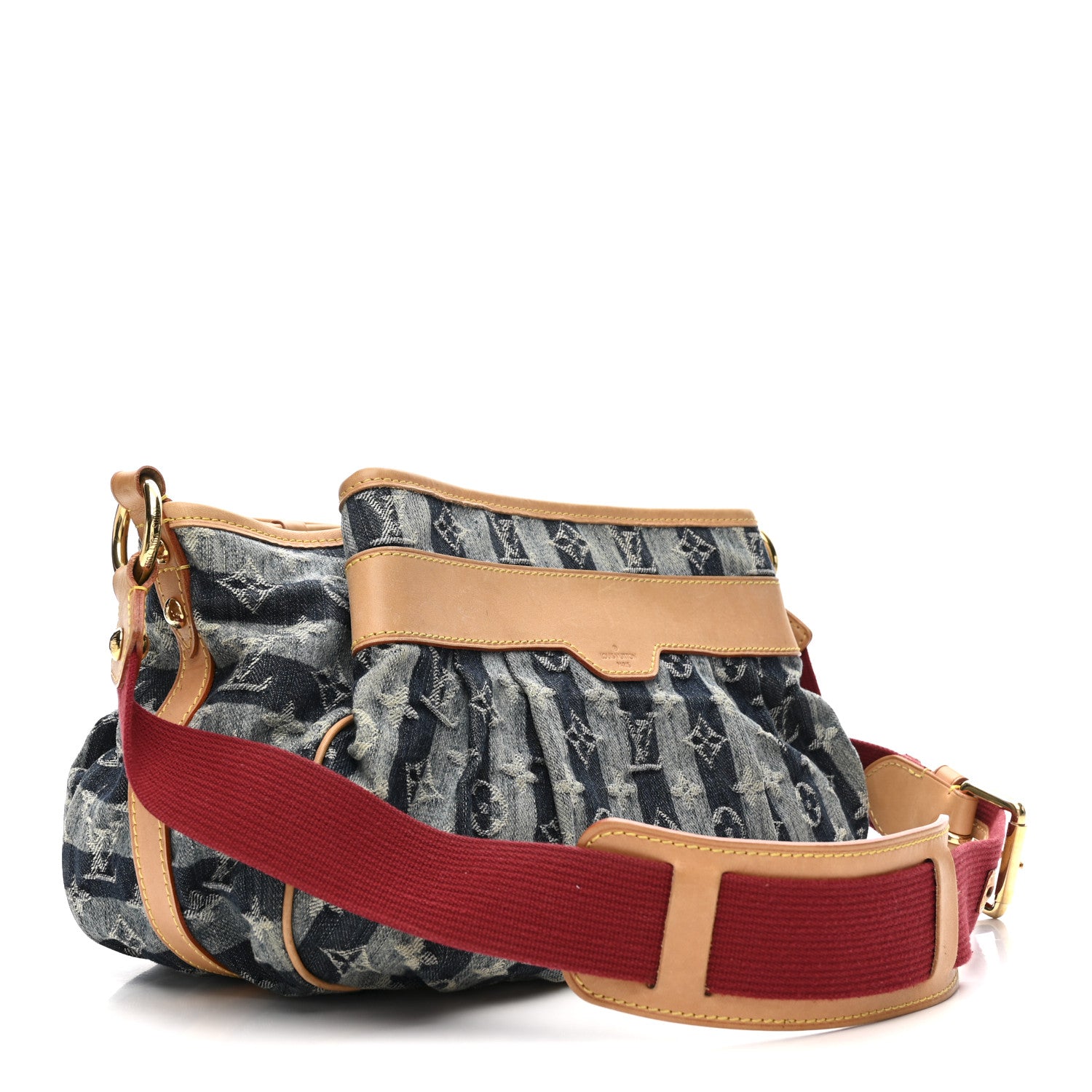 Louis Vuitton Denim Raye Porte Epaule MM 3 of 21