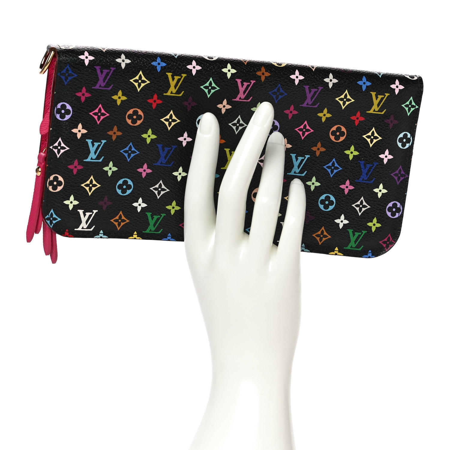 Louis Vuitton Monogram Multicolor Insolite Wallet Black Grenade 3 of 15