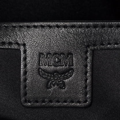 MCM Visetos Studded Small Crystal Backpack Black 5 of 10