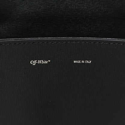 Off-White Saffiano For Display Only Binder Clip Shoulder Bag Black 6 of 8