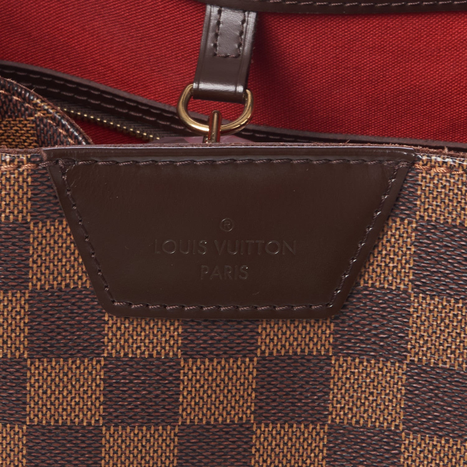 Louis Vuitton Damier Ebene Cabas Rivington 7 of 8