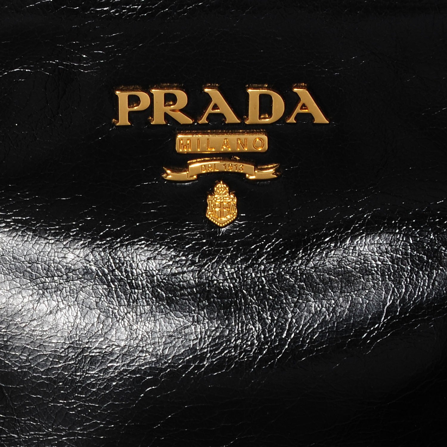 Prada Vitello Shine Tote Nero Black 5 of 9