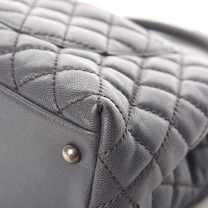 Chanel Caviar Quilted Small Coco Handle Flap Gray 9 of 11