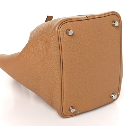 Hermes Taurillon Clemence Picotin Lock 18 PM Biscuit 9 of 11