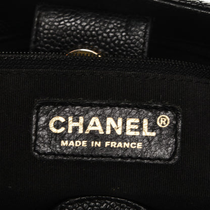 Chanel Caviar Quilted Petit Shopping Tote PST Black 6 of 6