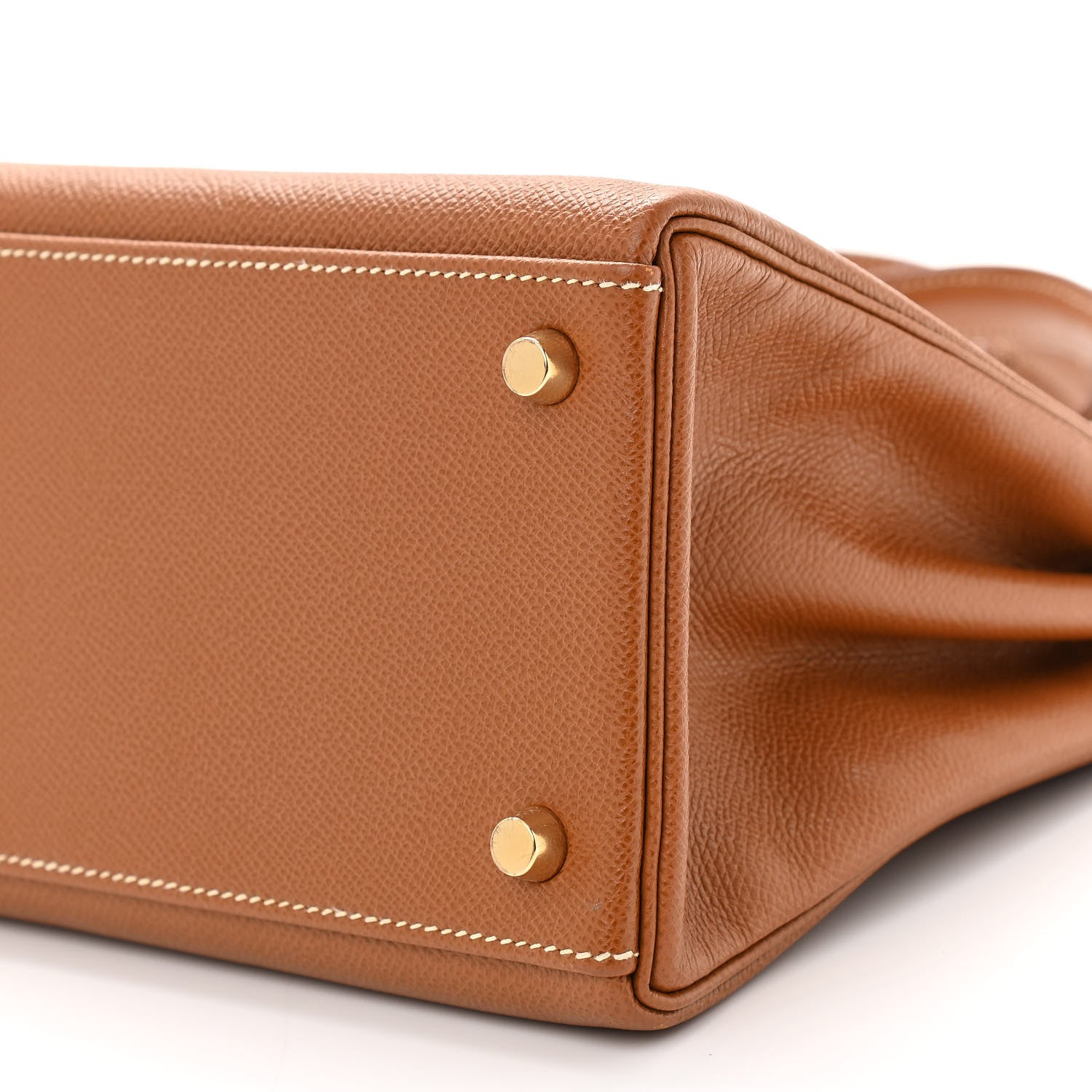 Hermes Courchevel Kelly Retourne 32 Gold 10 of 12