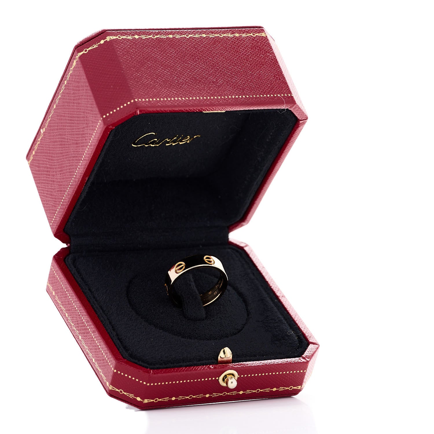 Cartier 18K Yellow Gold 5.5mm LOVE Ring 56 7.75 5 of 5