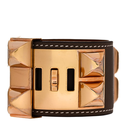 Hermes Swift Collier de Chien CDC Bracelet T1 Etoupe 3 of 7