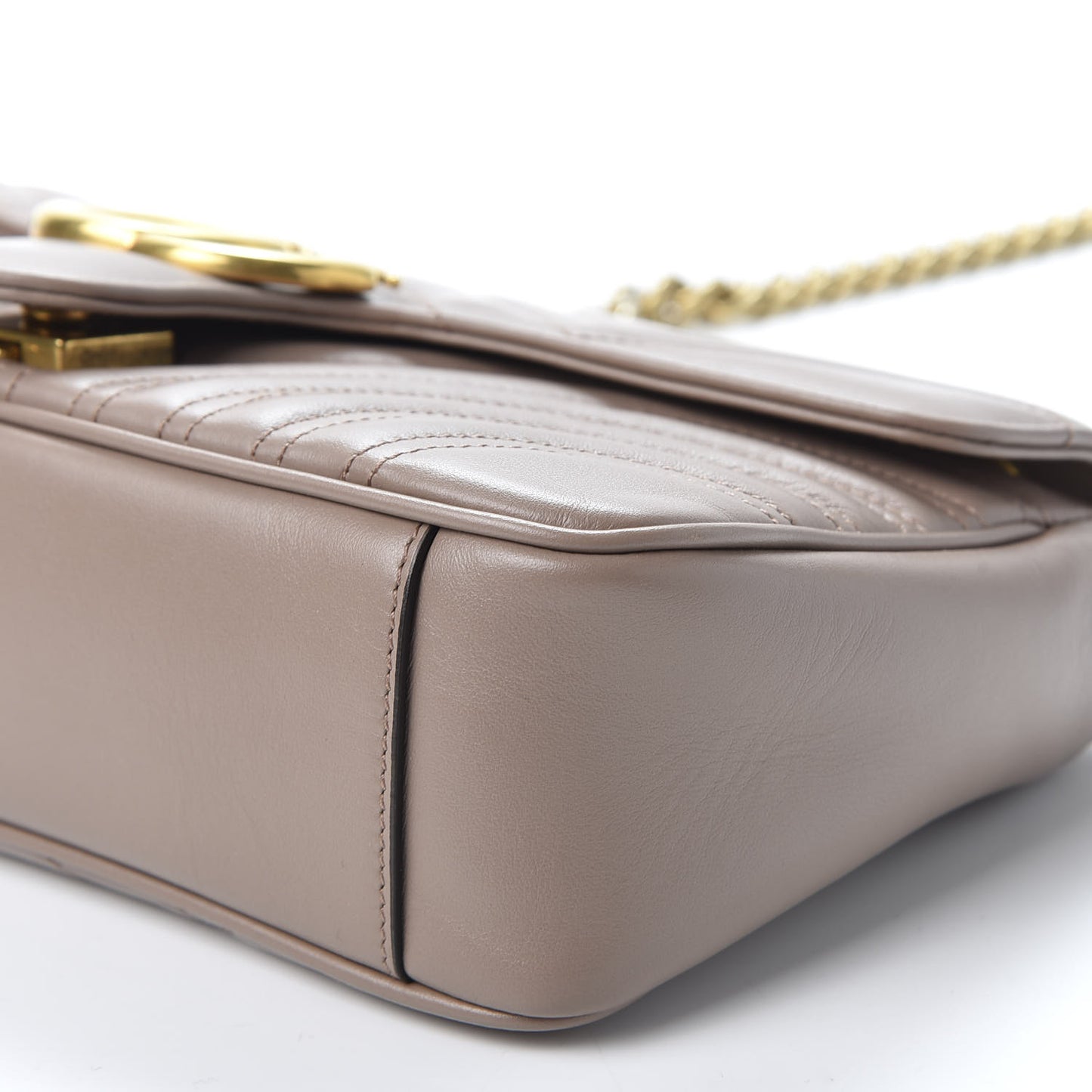 Calfskin Matelasse Small GG Marmont Shoulder Bag Porcelain Rose