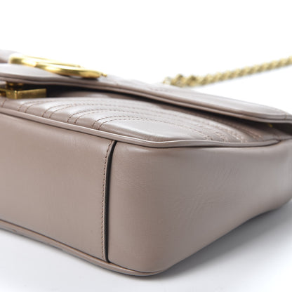 Gucci Calfskin Matelasse Small GG Marmont Shoulder Bag Porcelain Rose 6 of 9