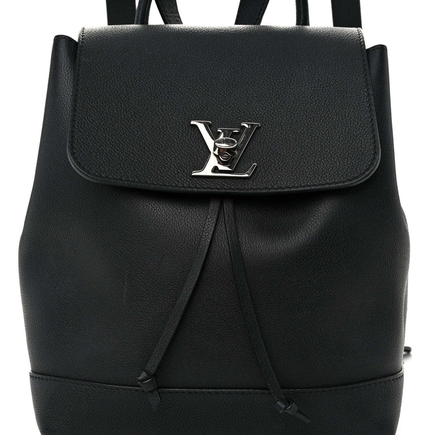 Louis Vuitton Calfskin Lockme Backpack Black 8 of 10