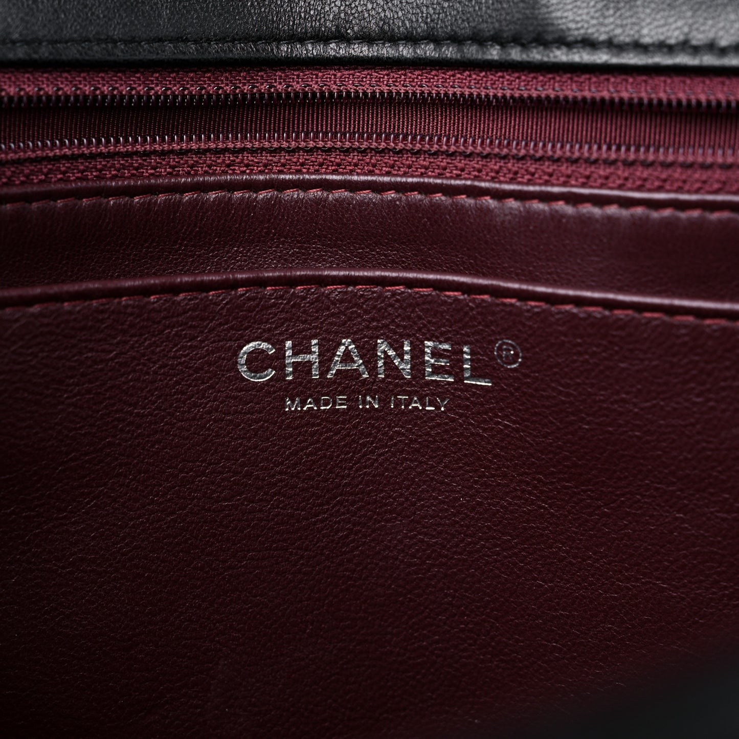 Lambskin Quilted Jumbo Single Flap Black