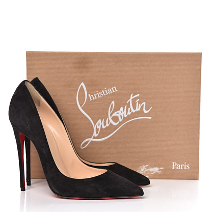 Christian Louboutin Veau Velours So Kate 120 Pumps 37 Black 12 of 12