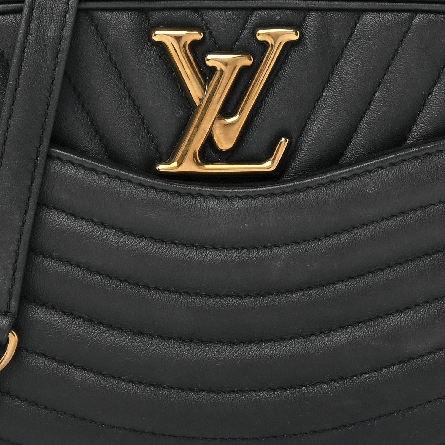 Louis Vuitton Calfskin New Wave Camera Bag Black 9 of 12