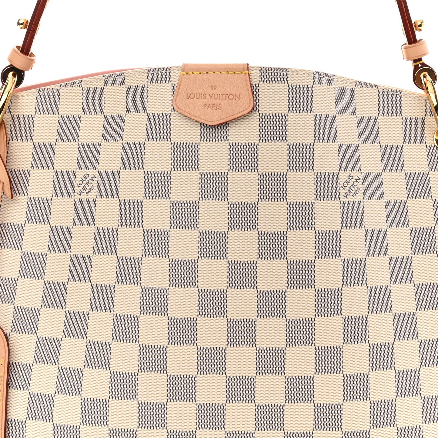 Damier Azur Graceful PM Rose Ballerine