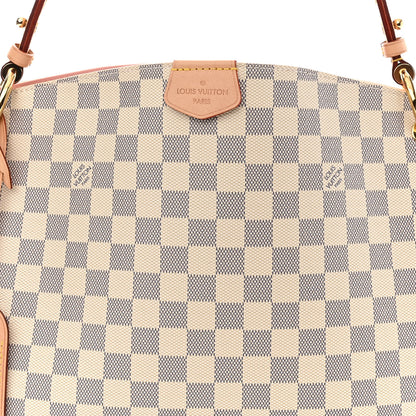 Louis Vuitton Damier Azur Graceful PM Rose Ballerine 7 of 9