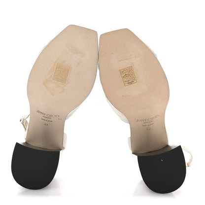 Jimmy Choo Calfskin Jasie 85 Sandals 39 Latte 6 of 9
