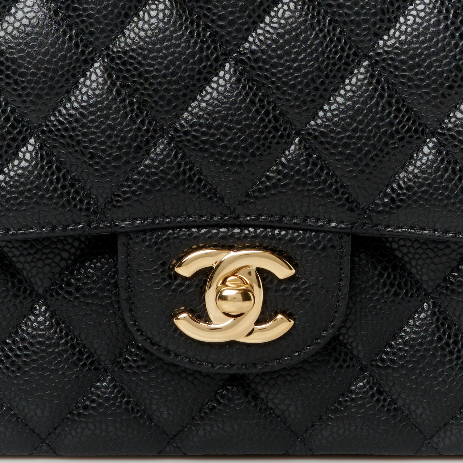 Chanel Caviar Quilted Medium Double Flap Black 9 of 12
