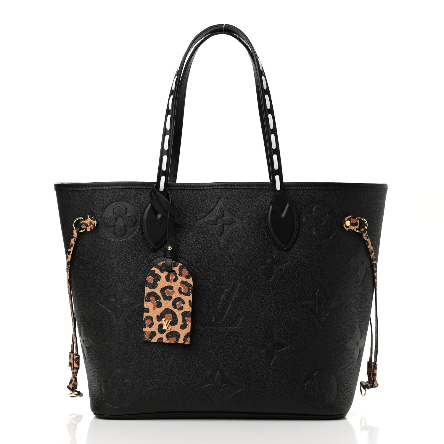 Louis Vuitton Empreinte Monogram Giant Wild At Heart Neverfull MM Black 3 of 10
