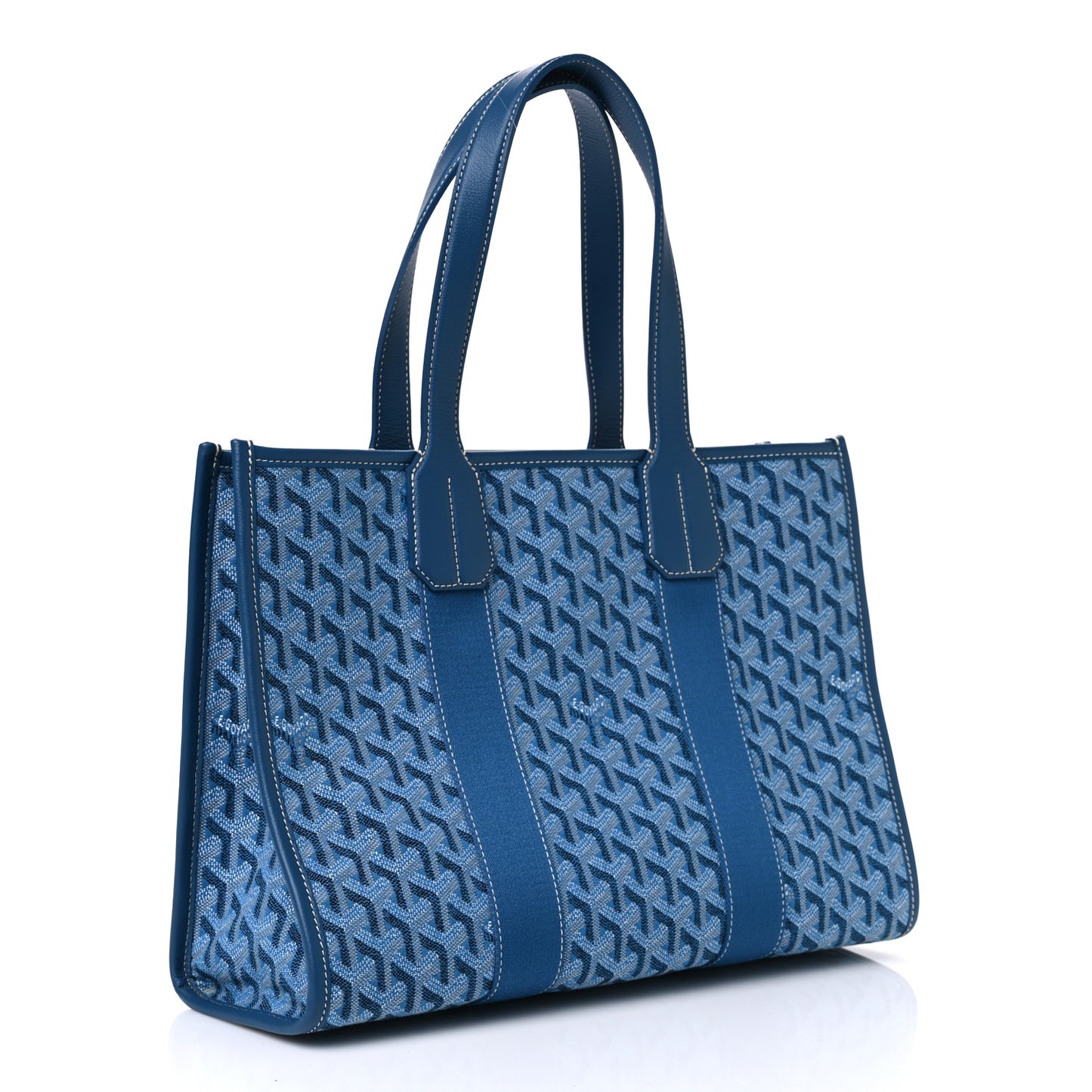 Goyardine Villette PM Tote Ocean Blue