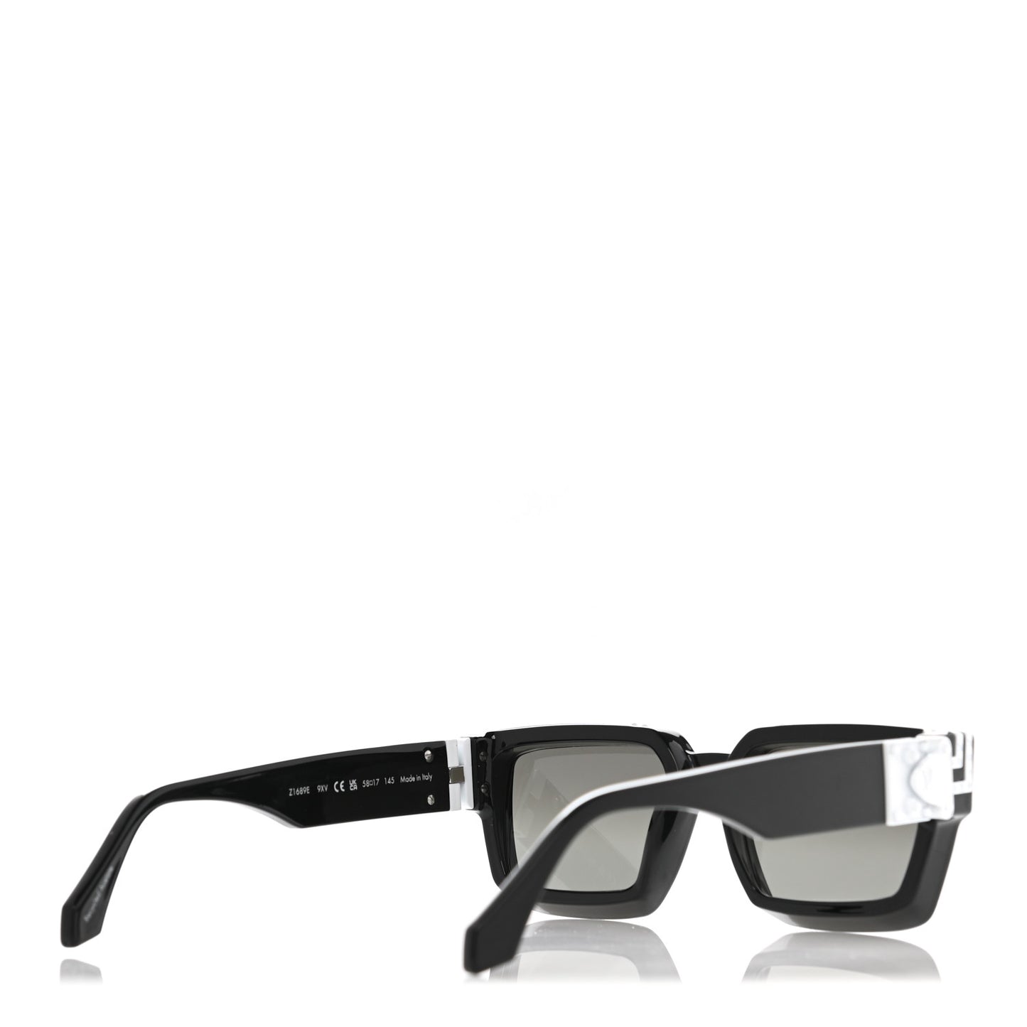 Acetate Metal 1.1 Millionaires Sunglasses Z1689E Black