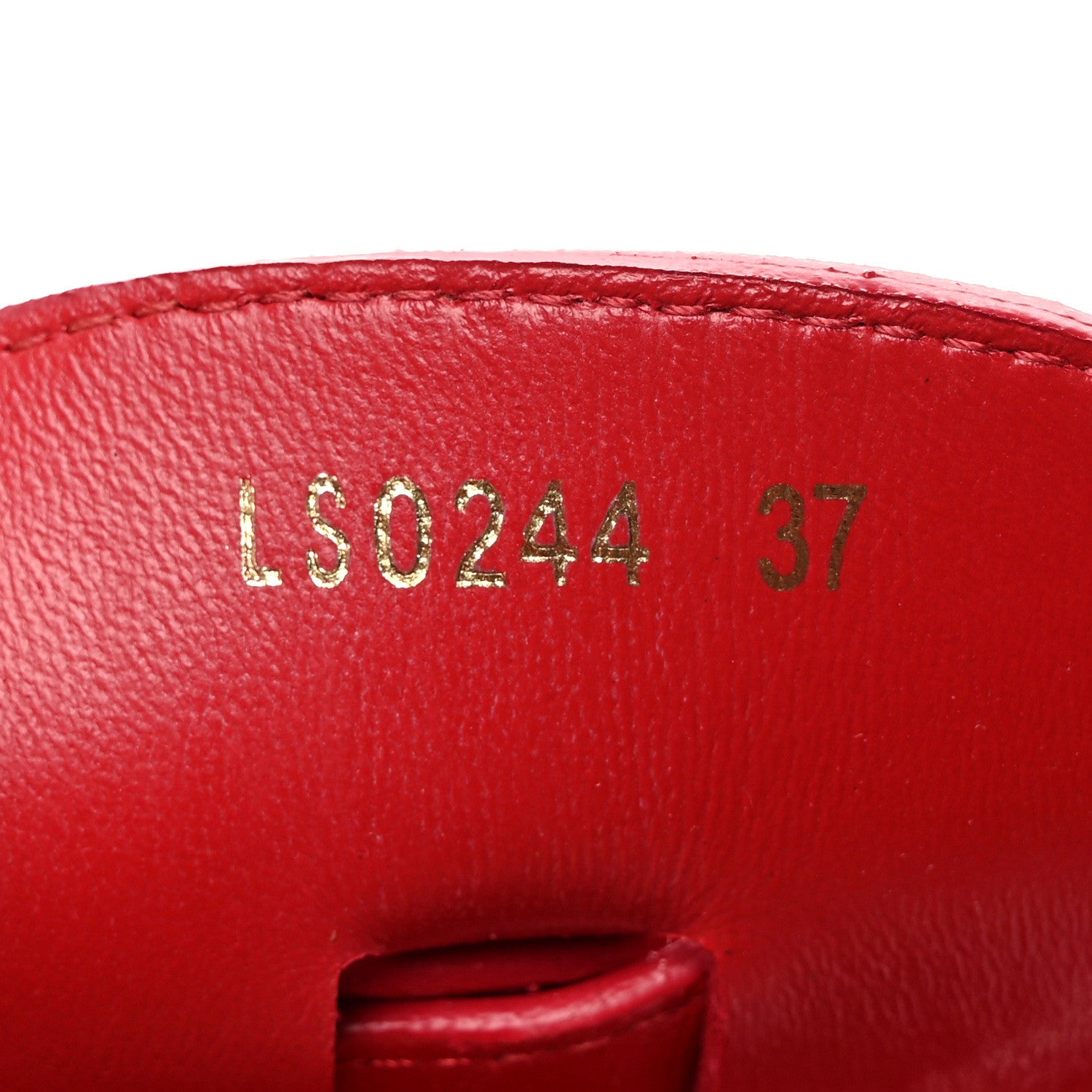 Louis Vuitton Calfskin Maya Flatform Sandals 37 Cerise 8 of 8