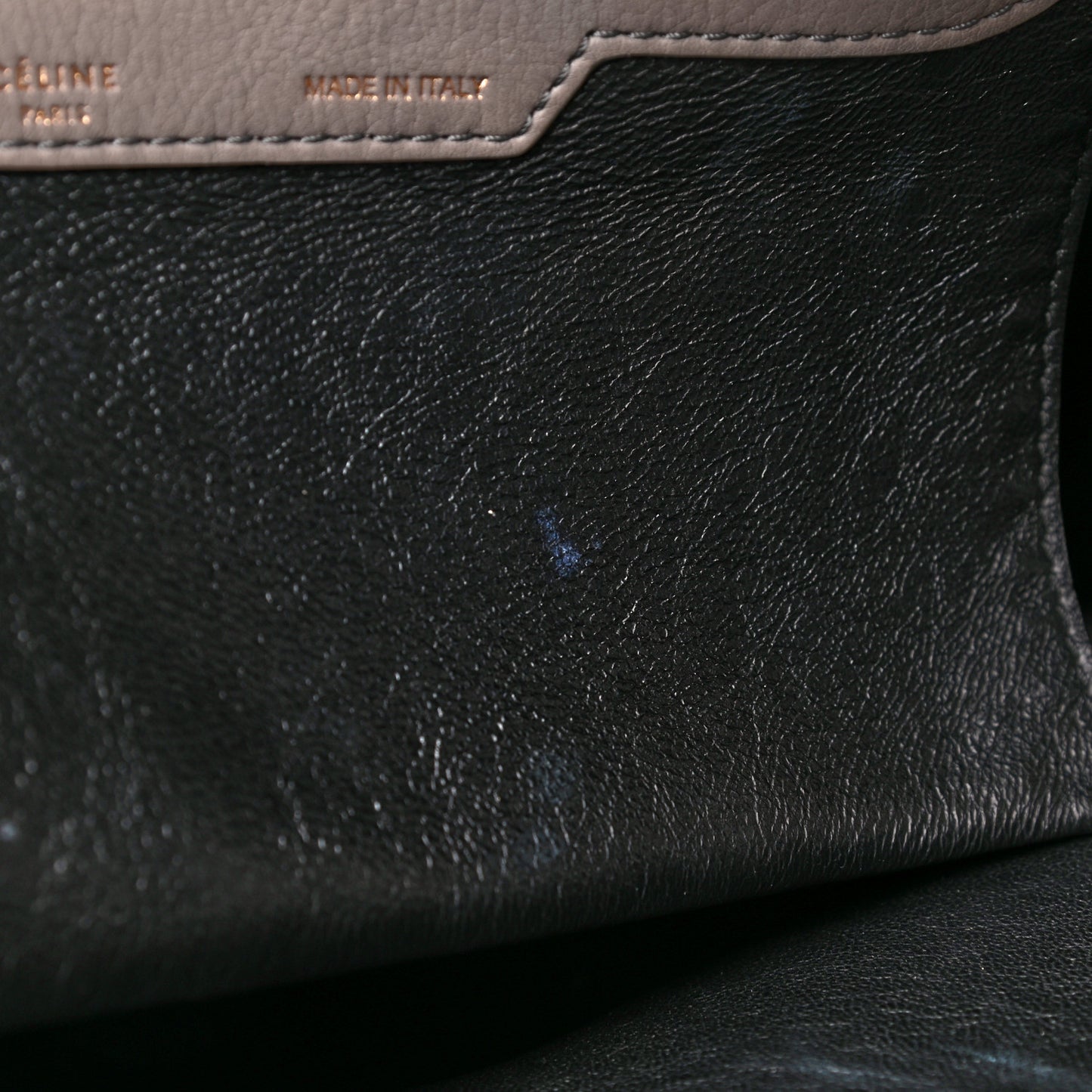Drummed Calfskin Suede Medium Trapeze Almond