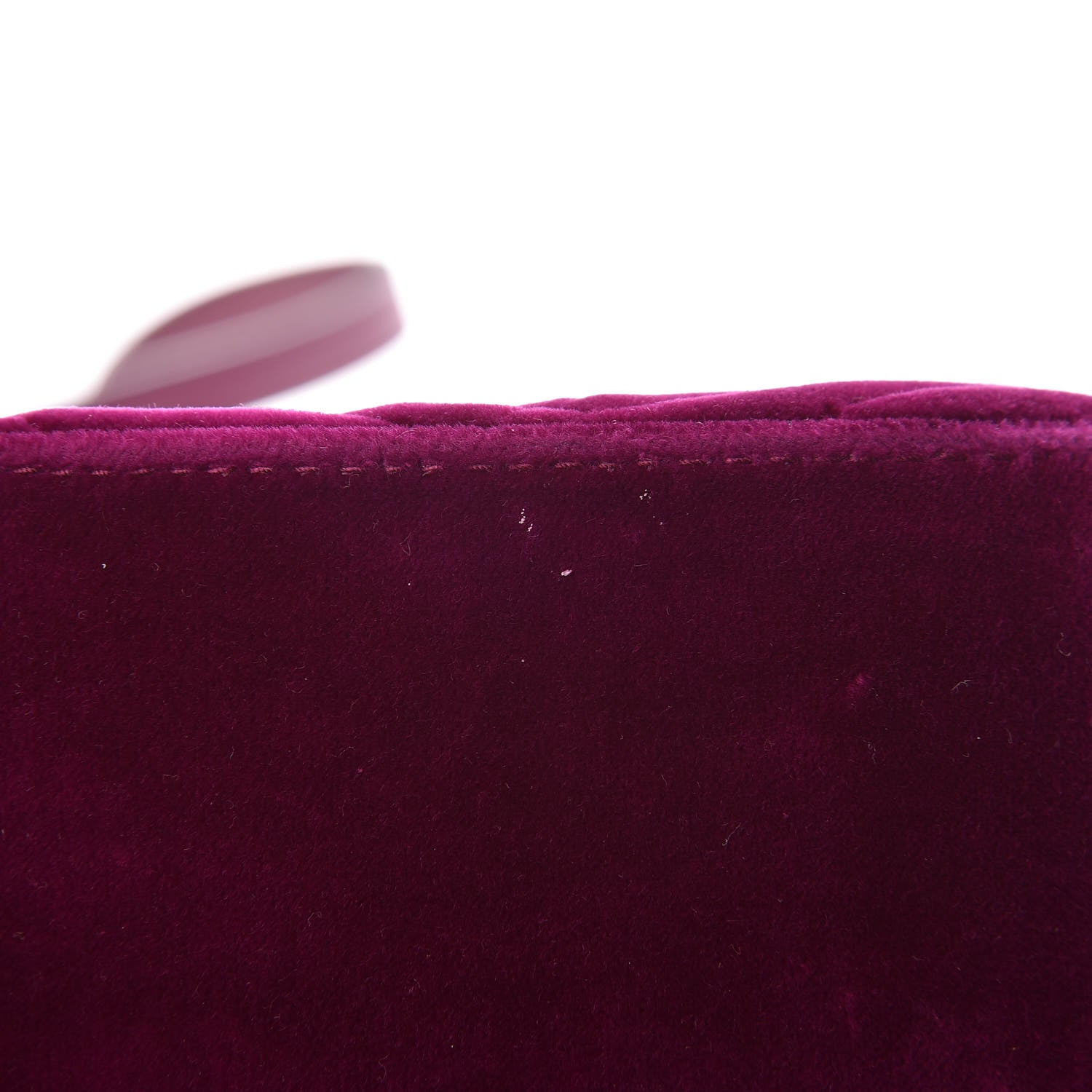 Gucci Velvet Matelasse Small GG Marmont Chain Shoulder Bag Fuchsia Violet Cyclamen 8 of 10