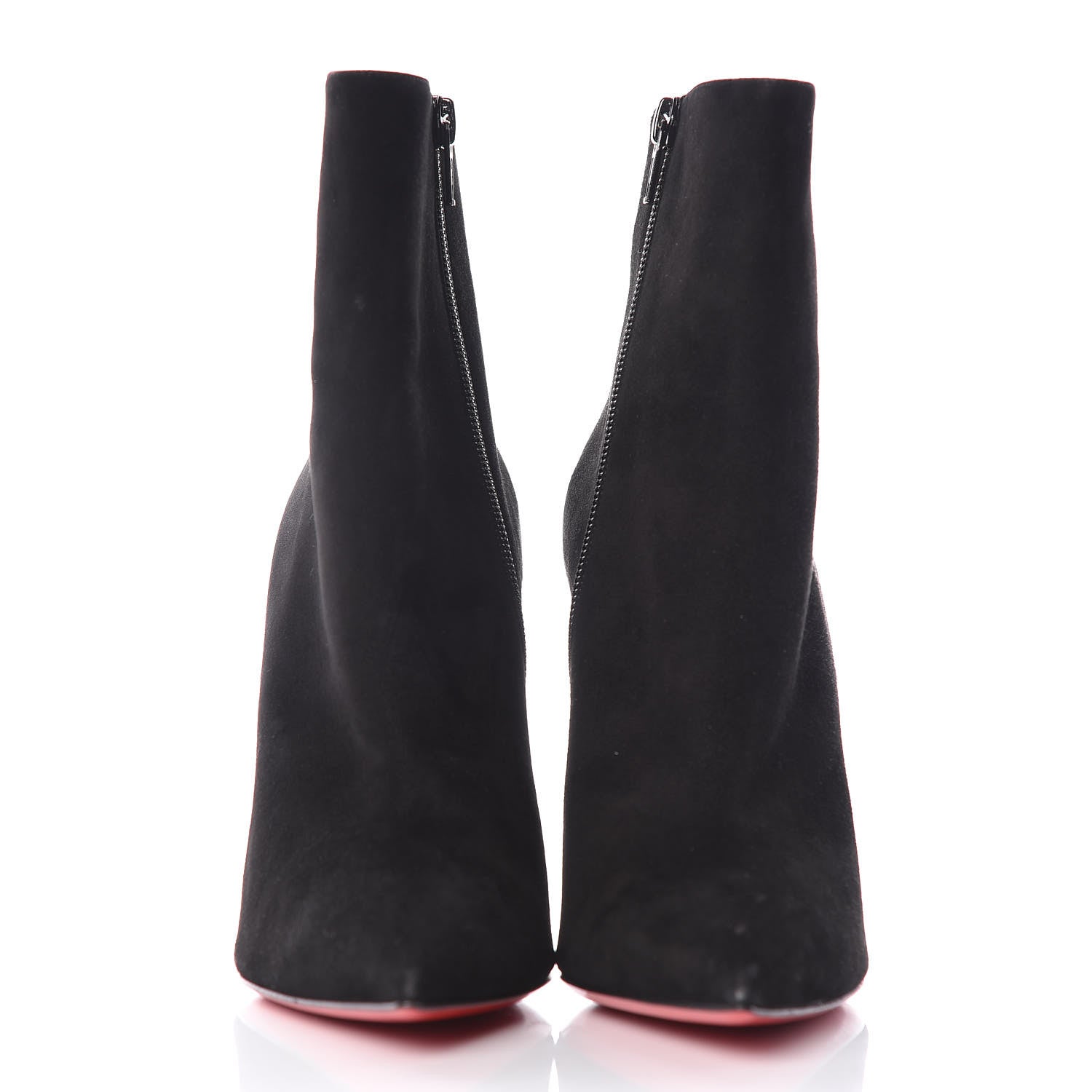 Christian Louboutin Suede So Kate Booty 100 Ankle Boots 38 Black 3 of 11