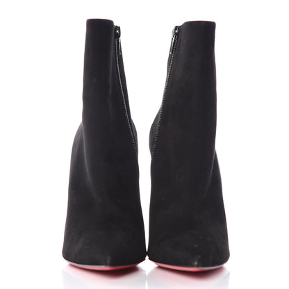 Christian Louboutin Suede So Kate Booty 100 Ankle Boots 38 Black 3 of 11
