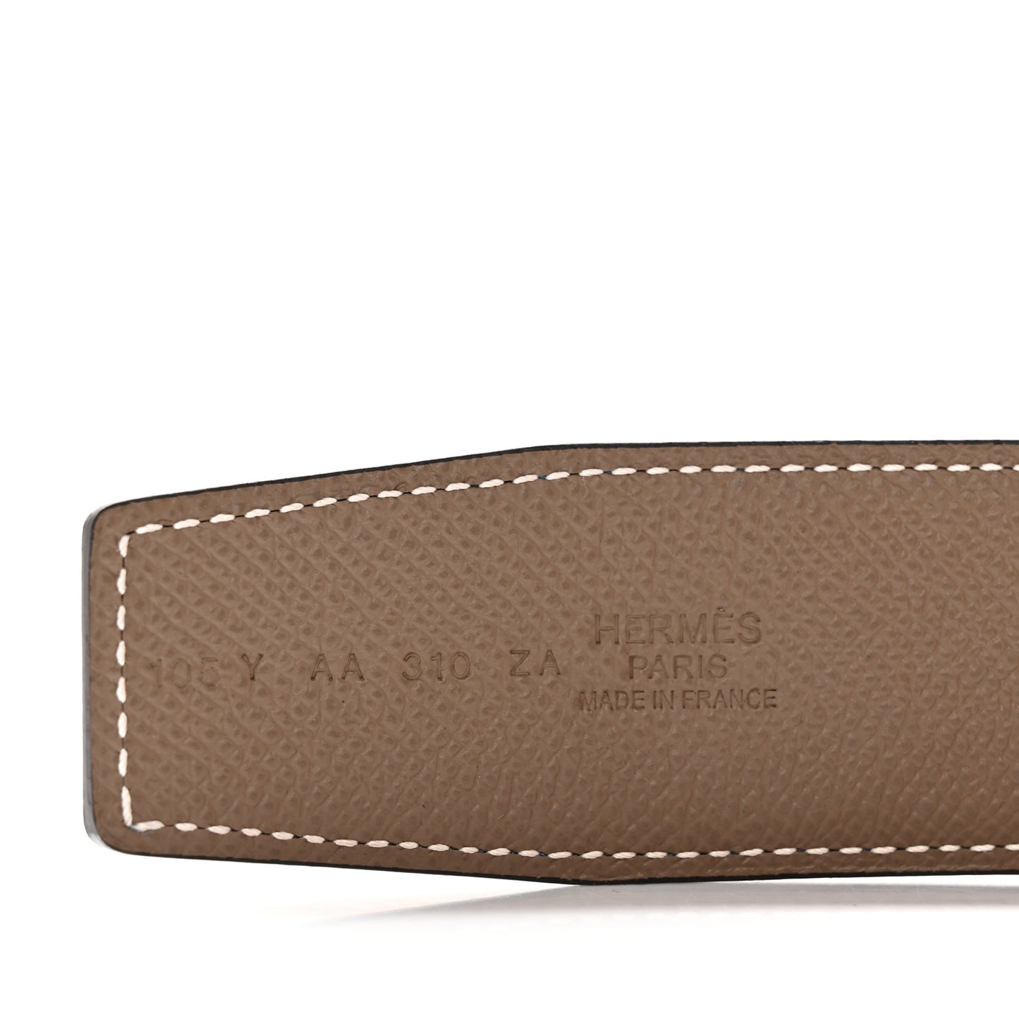 Epsom H Belt 105 42 Bleu Frida Etoupe