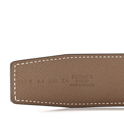 Hermes Epsom H Belt 105 42 Bleu Frida Etoupe 5 of 6