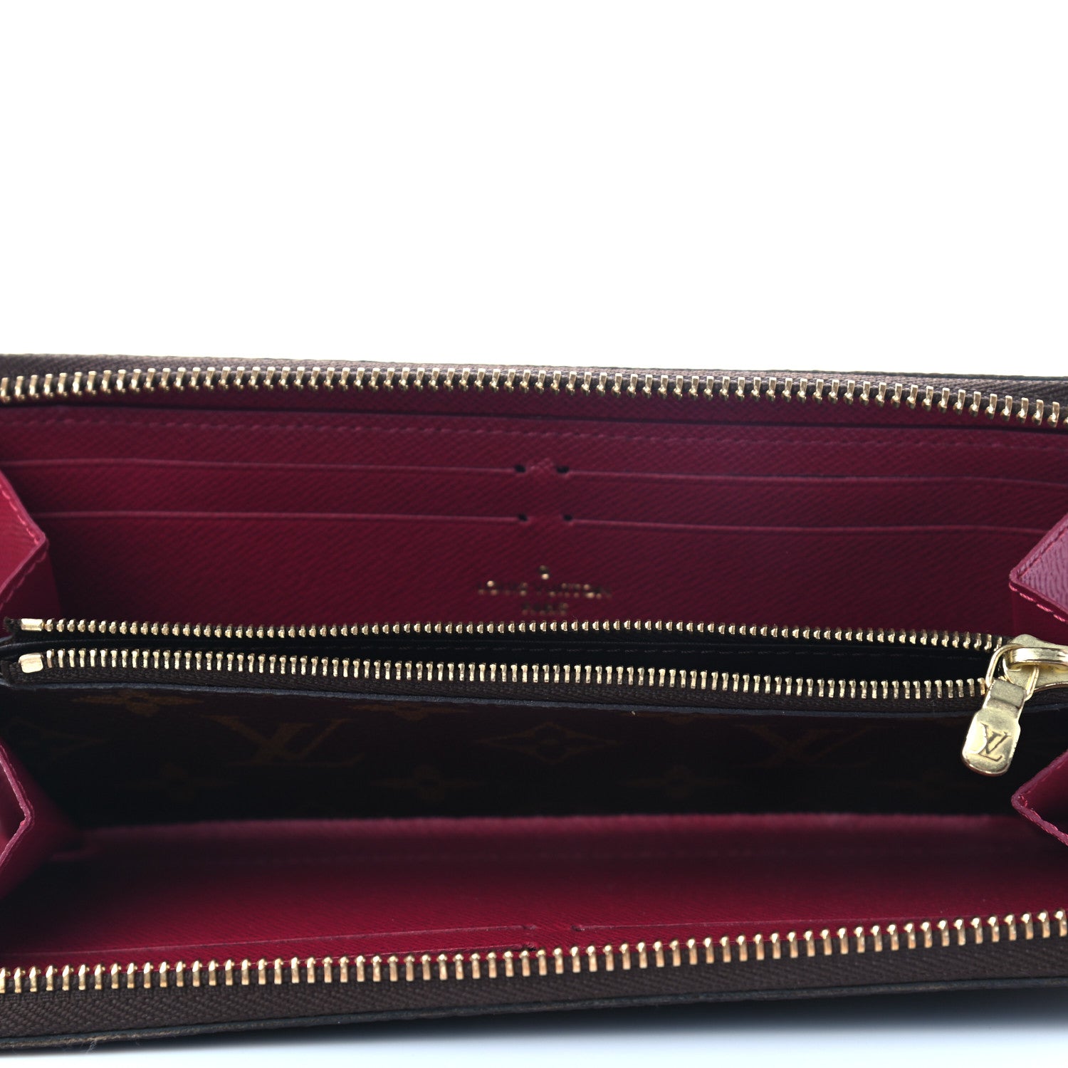 Louis Vuitton Monogram Clemence Wallet Fuchsia 5 of 7