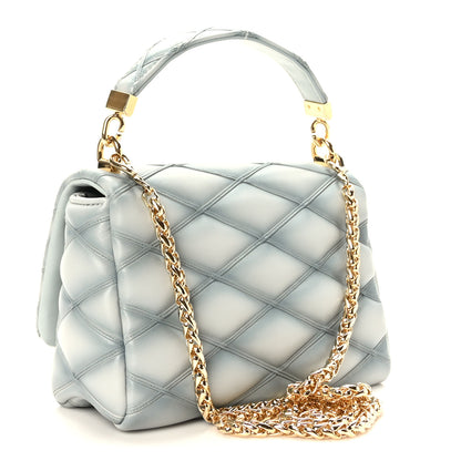 Louis Vuitton Lambskin Malletage GO-14 MM Ecume 4 of 9