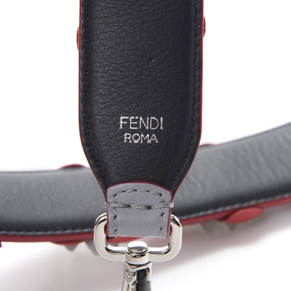 Fendi Calfskin Flowerland Studded Strap You Ardesia Blue Notte 3 of 5