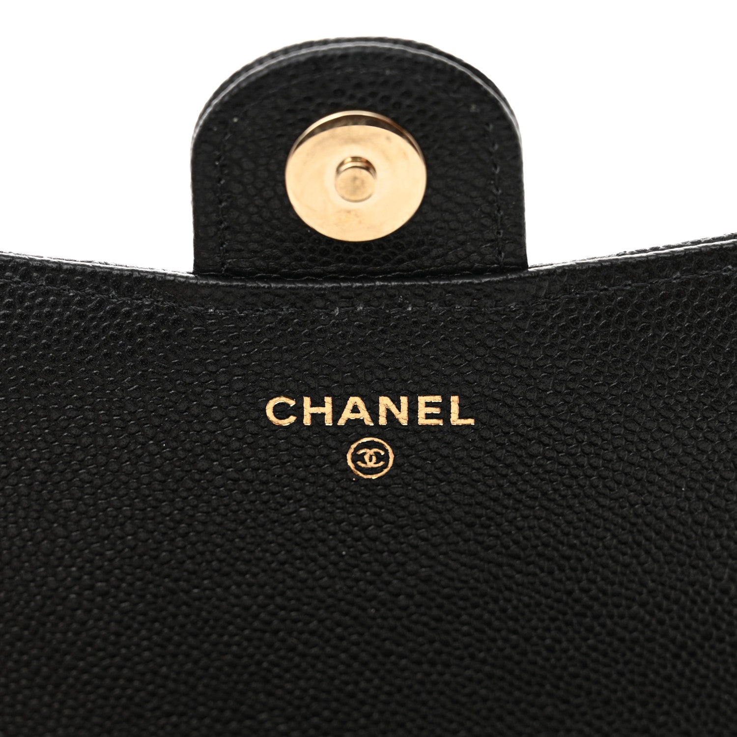 Chanel Caviar Quilted Compact Wallet On Chain WOC Black 6 of 12