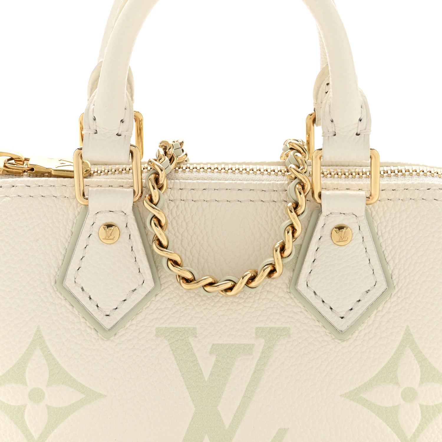 Louis Vuitton Empreinte Monogram Giant Nano Speedy Latte Matcha 7 of 12