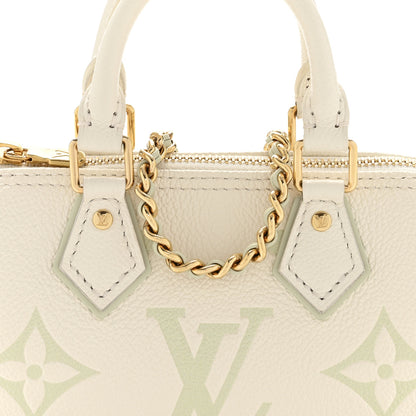 Louis Vuitton Empreinte Monogram Giant Nano Speedy Latte Matcha 7 of 12