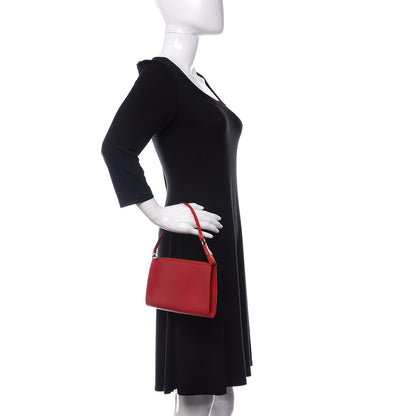 Louis Vuitton Epi Pochette Accessories 24 Castillan Red 2 of 15