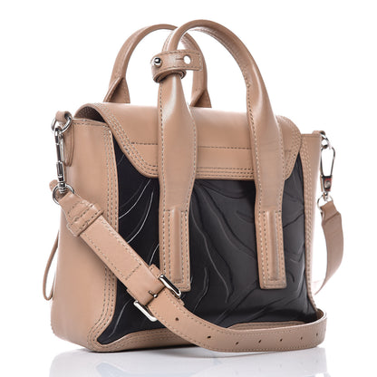3.1 Phillip Lim 3.1 Textured Calfskin Mini Pashli Satchel Brown 3 of 12