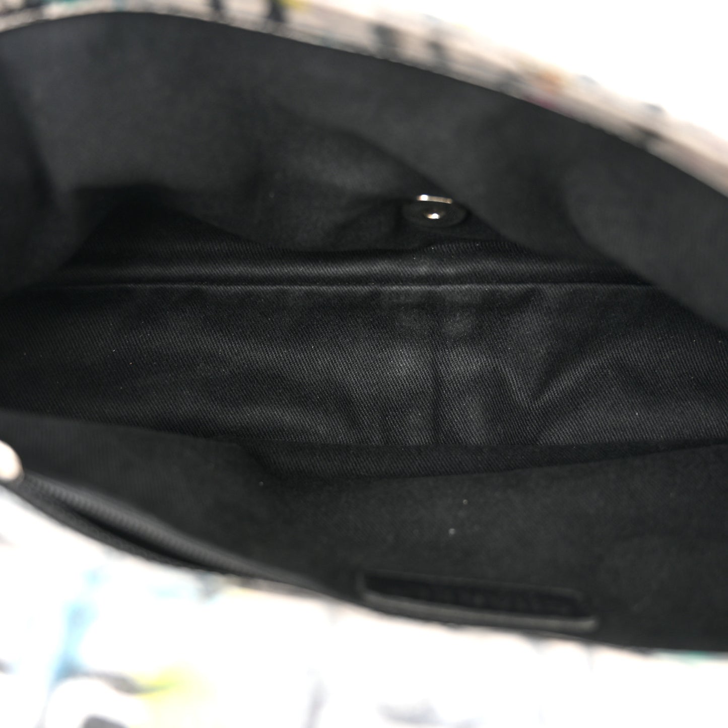 Calfskin Hand Painted Graffiti Flap Multicolor