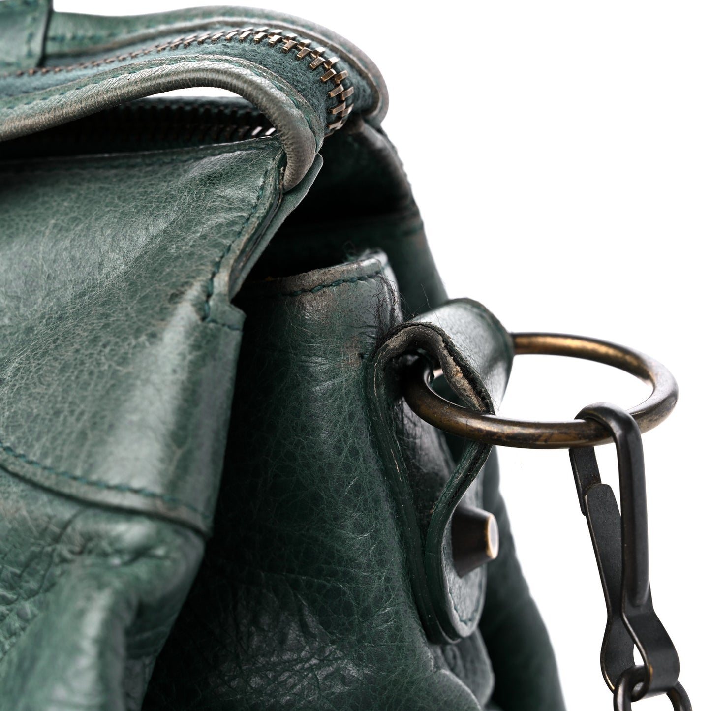 Agneau Classic Hardware Trapeze Vert Menthe