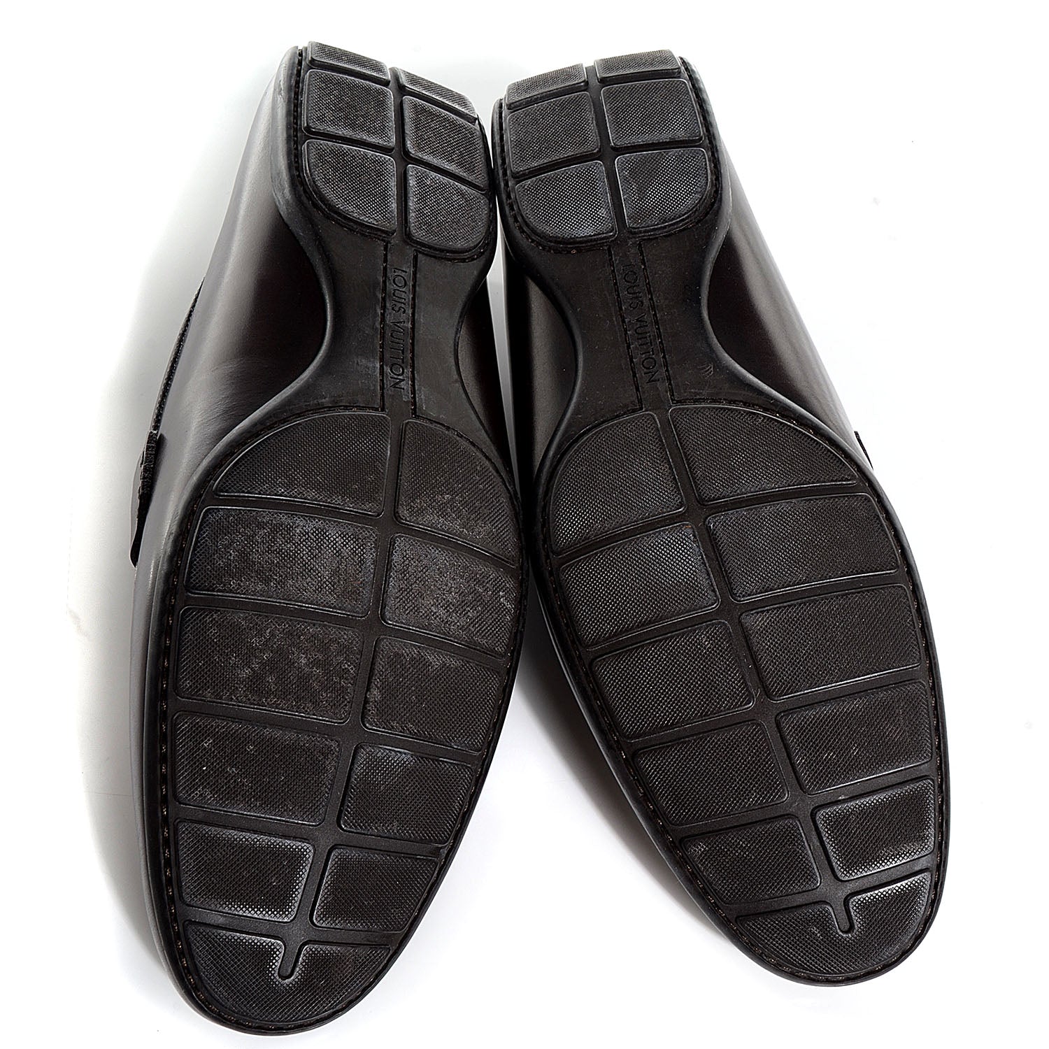 Louis Vuitton Mens Calfskin Bowery Moccasin Loafer 10 Brown 5 of 8